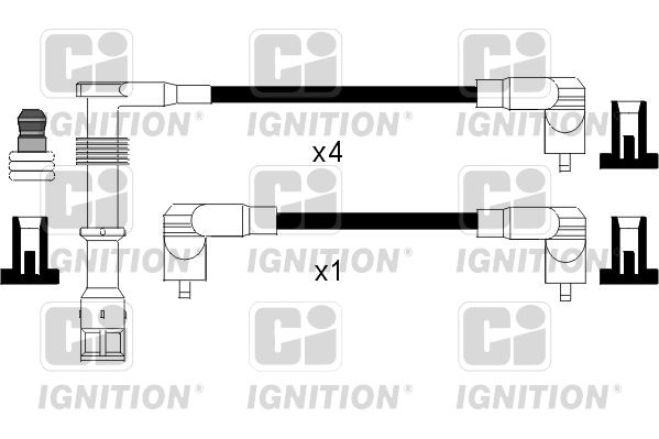 QUINTON HAZELL Augstsprieguma vadu komplekts XC841